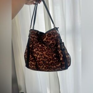 COACH 32410 Cheetah/leapard Print MADISON OCELOT PHOEBE Shoulder Bag